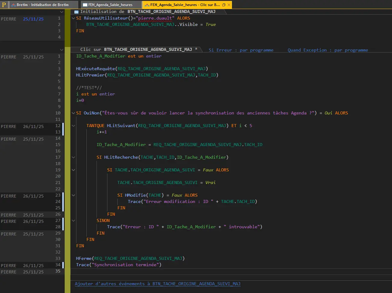 Image de la mission Création requête SQL + Mise à jour BDD