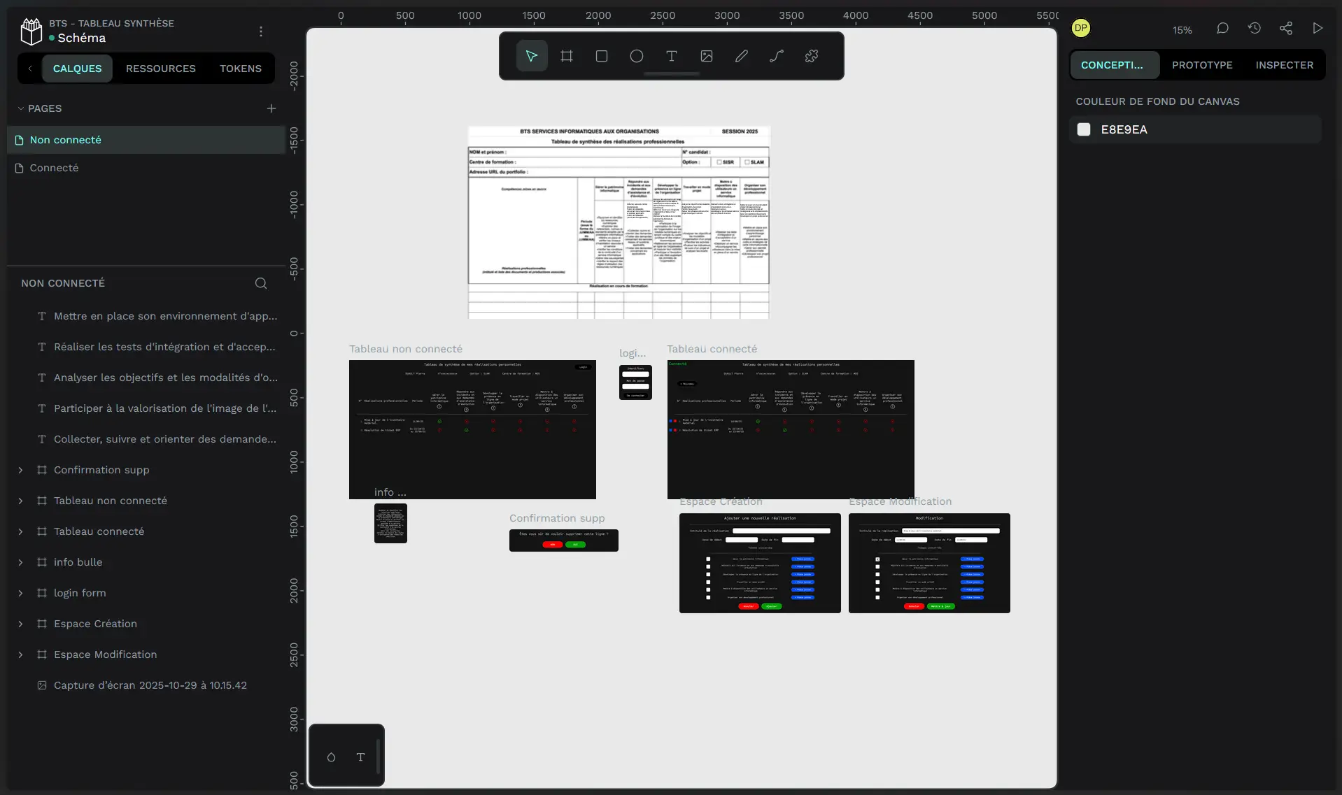 Image de la mission Migration de mon projet "BTSSIO-Tableau" sur Vercel